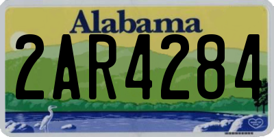 AL license plate 2AR4284