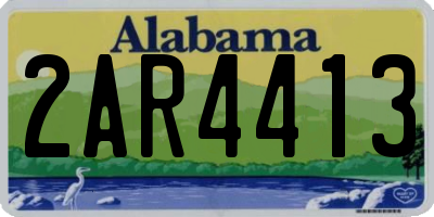 AL license plate 2AR4413
