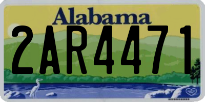 AL license plate 2AR4471