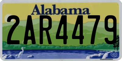 AL license plate 2AR4479