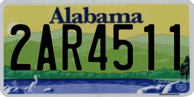 AL license plate 2AR4511