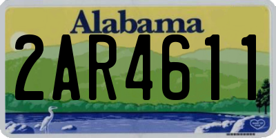 AL license plate 2AR4611