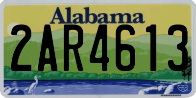 AL license plate 2AR4613