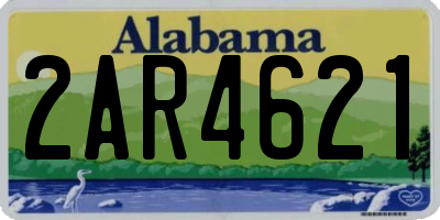 AL license plate 2AR4621