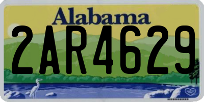 AL license plate 2AR4629