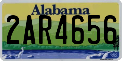 AL license plate 2AR4656