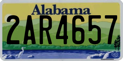 AL license plate 2AR4657