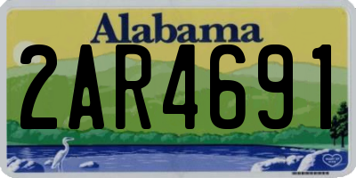 AL license plate 2AR4691