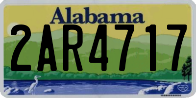 AL license plate 2AR4717