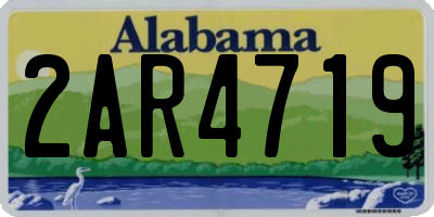 AL license plate 2AR4719