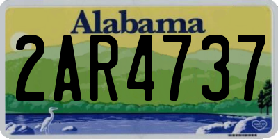 AL license plate 2AR4737
