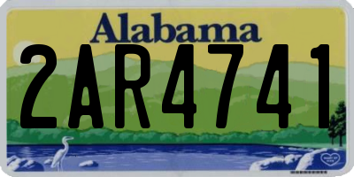 AL license plate 2AR4741