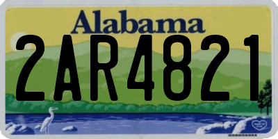 AL license plate 2AR4821
