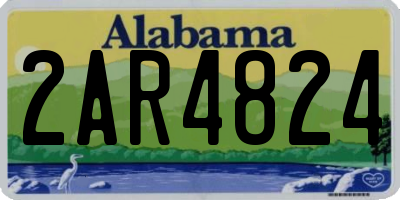 AL license plate 2AR4824