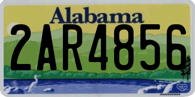 AL license plate 2AR4856