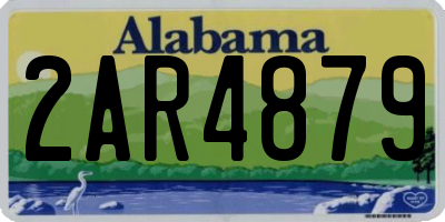 AL license plate 2AR4879