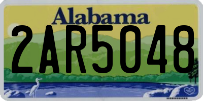 AL license plate 2AR5048