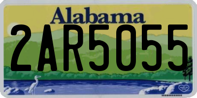 AL license plate 2AR5055