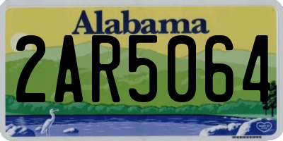 AL license plate 2AR5064