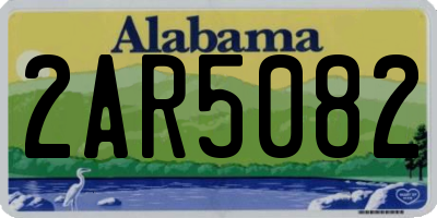 AL license plate 2AR5082