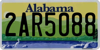 AL license plate 2AR5088