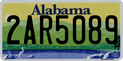 AL license plate 2AR5089