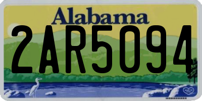AL license plate 2AR5094