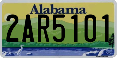 AL license plate 2AR5101