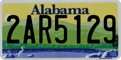 AL license plate 2AR5129