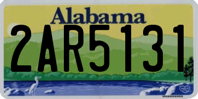 AL license plate 2AR5131