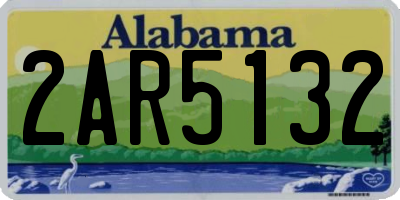 AL license plate 2AR5132