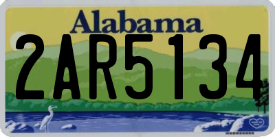 AL license plate 2AR5134