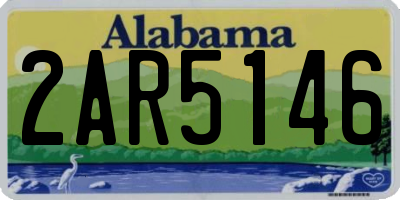 AL license plate 2AR5146