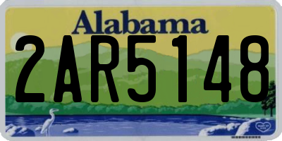 AL license plate 2AR5148