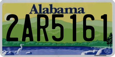 AL license plate 2AR5161