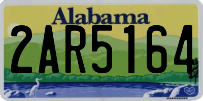 AL license plate 2AR5164