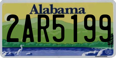 AL license plate 2AR5199