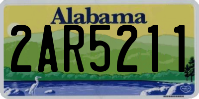 AL license plate 2AR5211