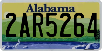 AL license plate 2AR5264