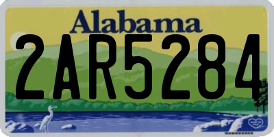AL license plate 2AR5284