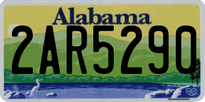 AL license plate 2AR5290