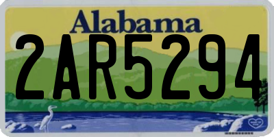 AL license plate 2AR5294