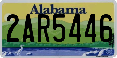 AL license plate 2AR5446