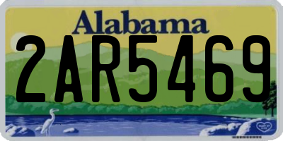 AL license plate 2AR5469