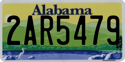 AL license plate 2AR5479