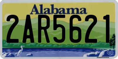AL license plate 2AR5621