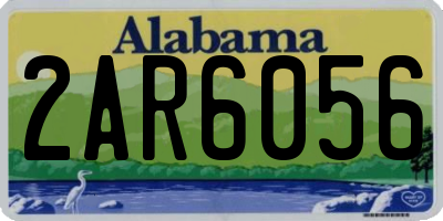AL license plate 2AR6056