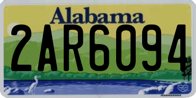 AL license plate 2AR6094