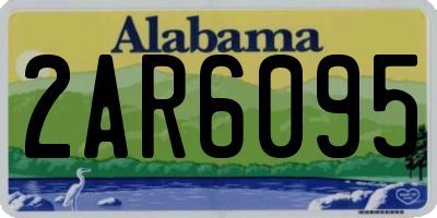 AL license plate 2AR6095