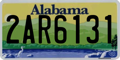 AL license plate 2AR6131